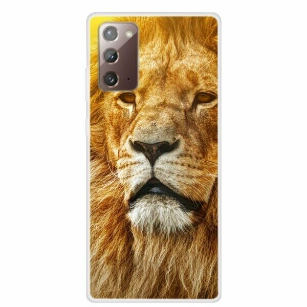 

Силиконовый (TPU) чехол Deexe Life Style для Samsung Galaxy Note 20 (N980) - Lion