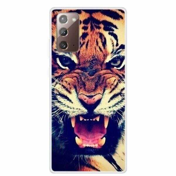 

Силиконовый (TPU) чехол Deexe Life Style для Samsung Galaxy Note 20 (N980) - Tiger