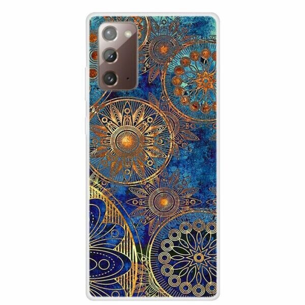 

Силиконовый (TPU) чехол Deexe Life Style для Samsung Galaxy Note 20 (N980) - Gold Malanda