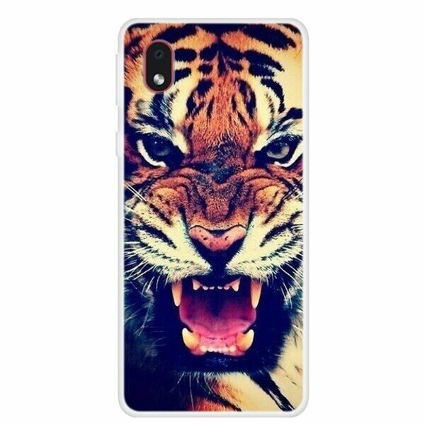 

Силиконовый (TPU) чехол Deexe Life Style для Samsung Galaxy A01 Core (A013) - Tiger