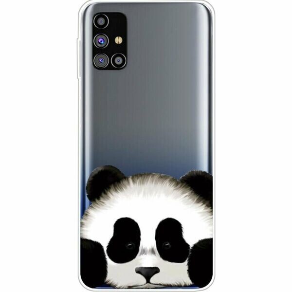 

Силиконовый (TPU) чехол Deexe Pretty Glossy для Samsung Galaxy M31s (M317) - Panda
