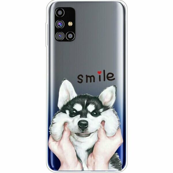 

Силиконовый (TPU) чехол Deexe Pretty Glossy для Samsung Galaxy M31s (M317) - Dog
