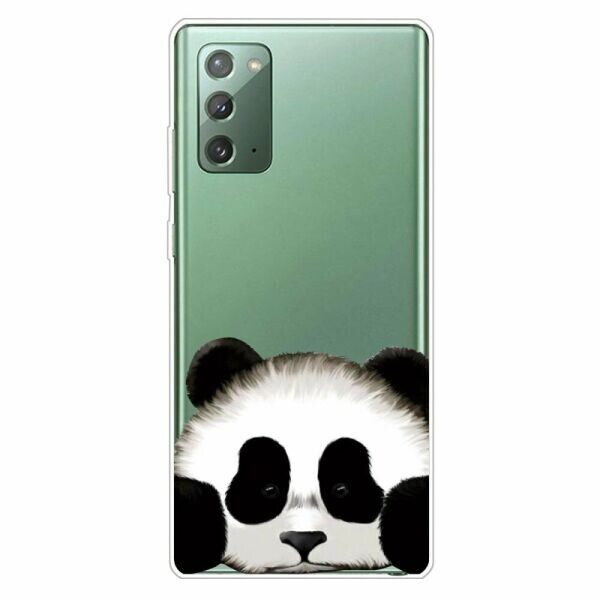 

Силиконовый (TPU) чехол Deexe Pretty Glossy для Samsung Galaxy Note 20 (N980) - Panda