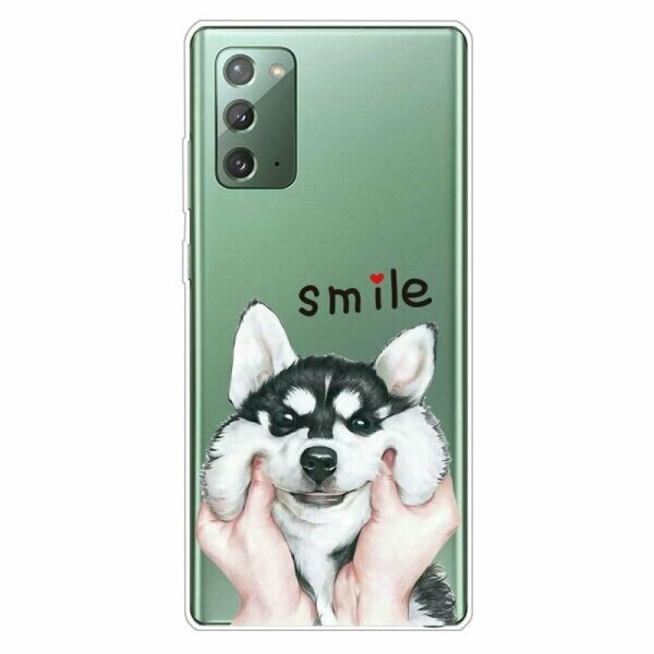 

Силиконовый (TPU) чехол Deexe Pretty Glossy для Samsung Galaxy Note 20 (N980) - Dog