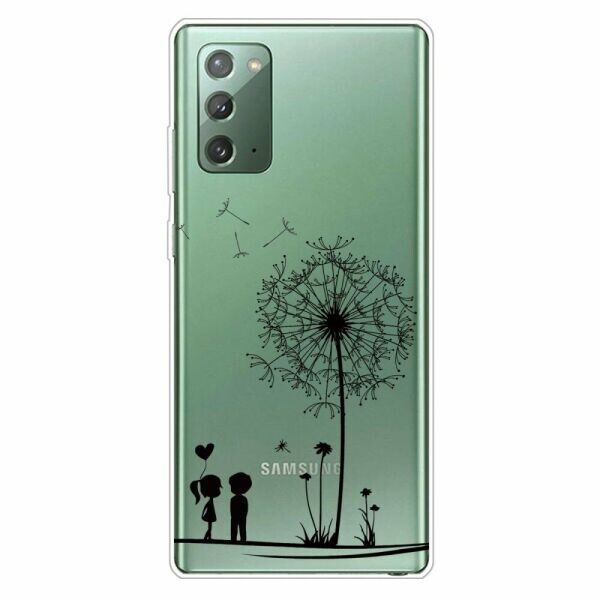 

Силиконовый (TPU) чехол Deexe Pretty Glossy для Samsung Galaxy Note 20 (N980) - Dandelion