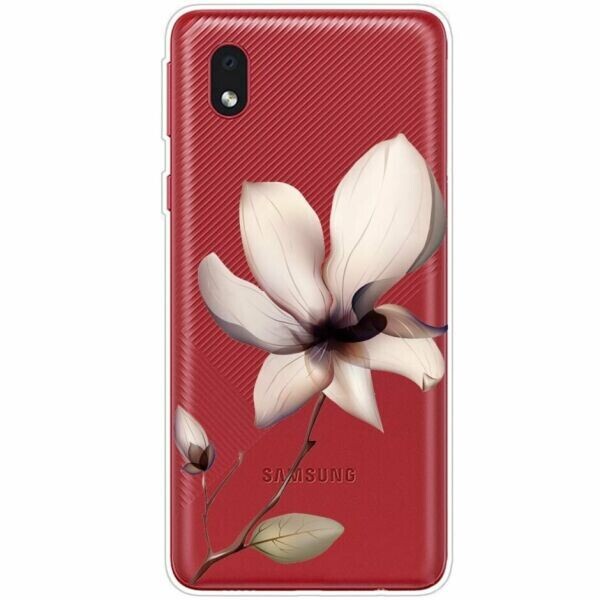 

Силиконовый (TPU) чехол Deexe Pretty Glossy для Samsung Galaxy A01 Core (A013) - Lotus