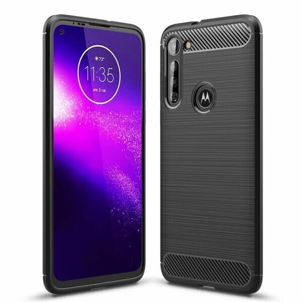 

Защитный чехол UniCase Carbon для Motorola Moto G8 - Black