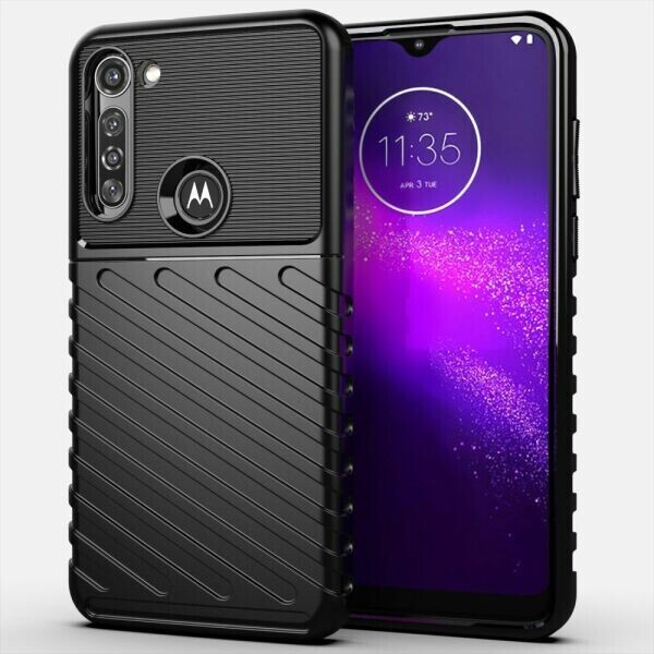 

Защитный чехол Deexe Thunder Series для Motorola Moto G8 Power - Black