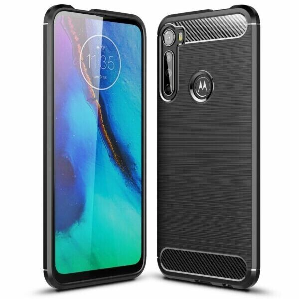 

Защитный чехол UniCase Carbon для Motorola One Fusion Plus - Black