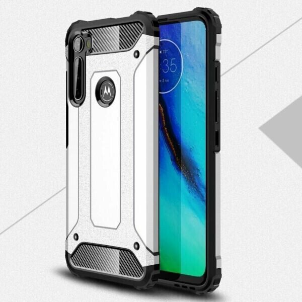 

Защитный чехол UniCase Rugged Guard для Motorola One Fusion Plus - Silver