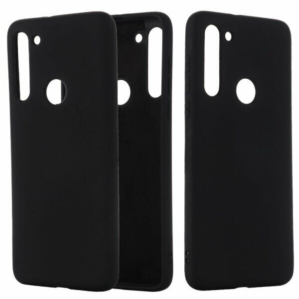 

Защитный чехол Deexe Silicone Case для Motorola Moto G8 - Black