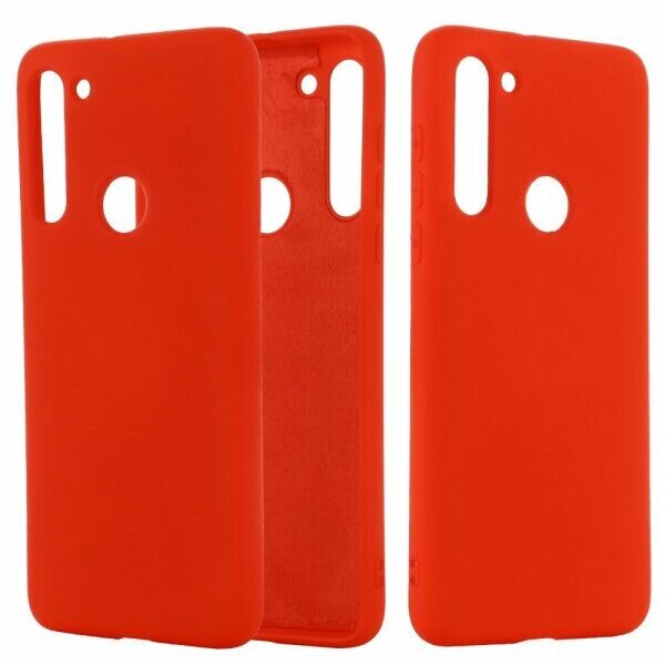 

Защитный чехол Deexe Silicone Case для Motorola Moto G8 - Red