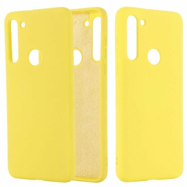 

Защитный чехол Deexe Silicone Case для Motorola Moto G8 - Yellow