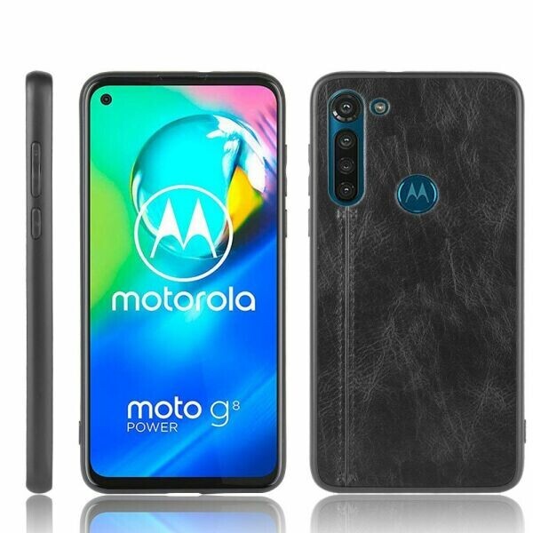 

Защитный чехол UniCase Leather Series для Motorola Moto G8 Power - Black