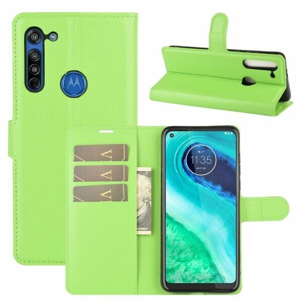 

Чехол-книжка Deexe Book Type для Motorola Moto G8 - Green