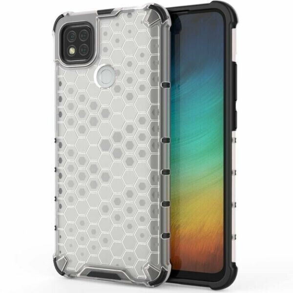 

Защитный чехол Deexe Honeycomb Series для Xiaomi Redmi 9C - White