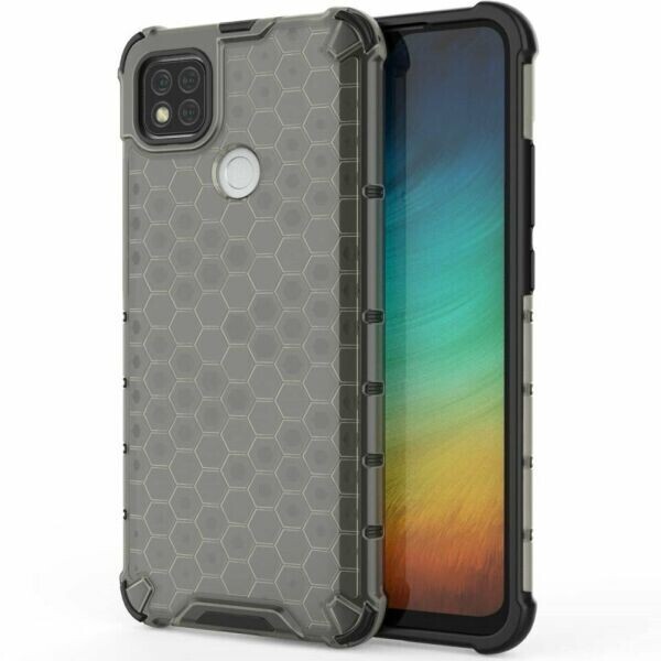 

Защитный чехол Deexe Honeycomb Series для Xiaomi Redmi 9C - Grey