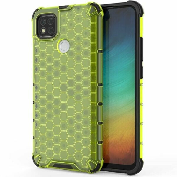 

Защитный чехол Deexe Honeycomb Series для Xiaomi Redmi 9C - Green
