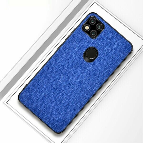 

Защитный чехол UniCase Cloth Texture для Xiaomi Redmi 9C - Dark Blue