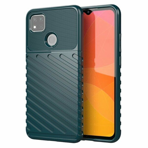 

Защитный чехол Deexe Thunder Series для Xiaomi Redmi 9C - Green