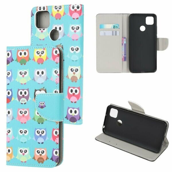

Чехол-книжка Deexe Color Wallet для Xiaomi Redmi 9C - Cute Owls