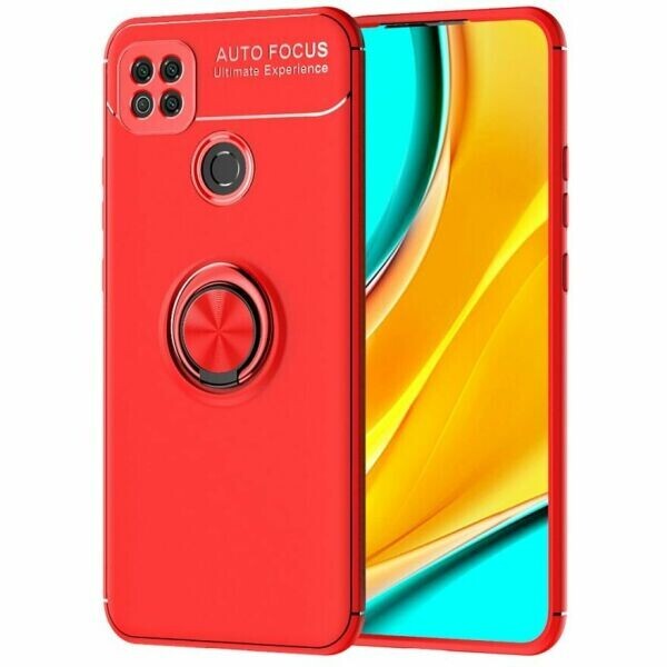 

Защитный чехол UniCase Magnetic Ring для Xiaomi Redmi 9C - Red