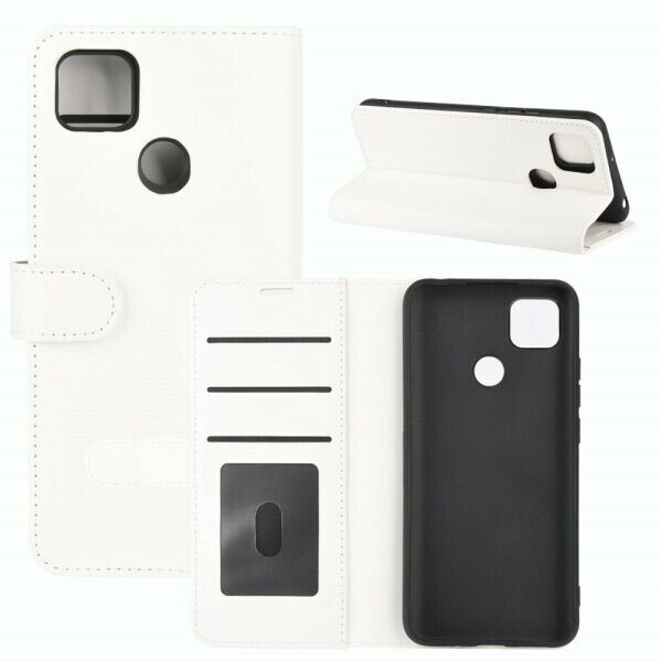 

Чехол-книжка Deexe Wallet Style для Xiaomi Redmi 9C - White