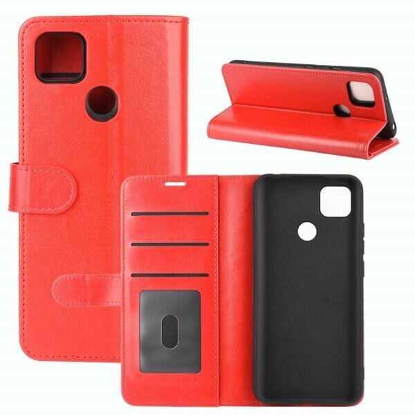

Чехол-книжка Deexe Wallet Style для Xiaomi Redmi 9C - Red