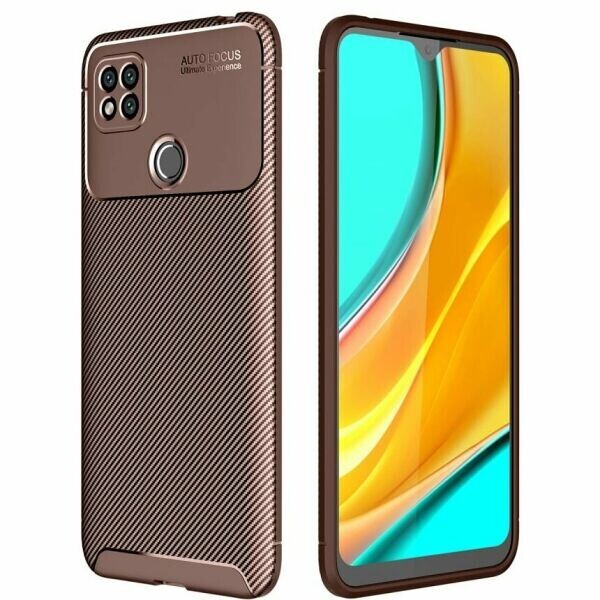 

Защитный чехол Deexe Fusion для Xiaomi Redmi 9C - Brown