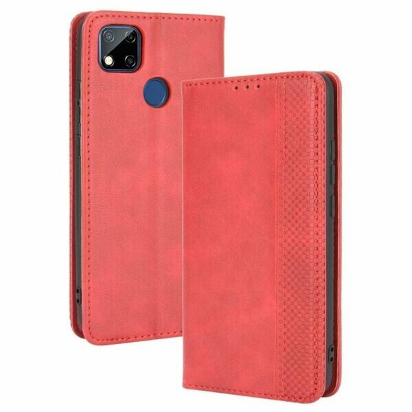 

Чехол Deexe Retro Style для Xiaomi Redmi 9C - Red