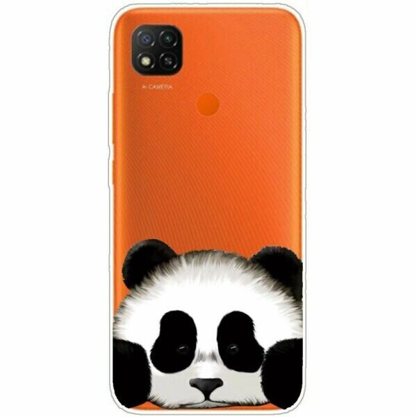 

Силиконовый (TPU) чехол Deexe Pretty Glossy для Xiaomi Redmi 9C - Panda