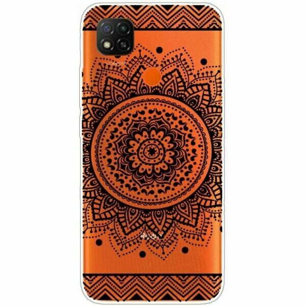 

Силиконовый (TPU) чехол Deexe Pretty Glossy для Xiaomi Redmi 9C - Mandala Flower