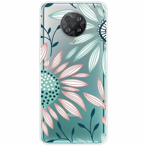 

Силиконовый (TPU) чехол Deexe Pretty Glossy для Xiaomi Poco F2 Pro / Redmi K30 Pro - Sunflower
