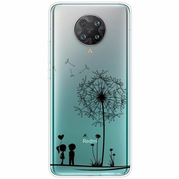 

Силиконовый (TPU) чехол Deexe Pretty Glossy для Xiaomi Poco F2 Pro / Redmi K30 Pro - Dandelion