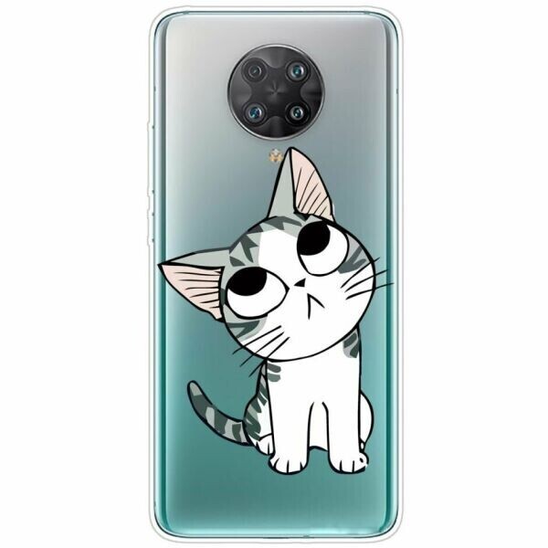 

Силиконовый (TPU) чехол Deexe Pretty Glossy для Xiaomi Poco F2 Pro / Redmi K30 Pro - Cat