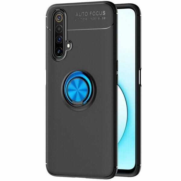 

Защитный чехол UniCase Magnetic Ring для Realme X3 SuperZoom - Black / Blue