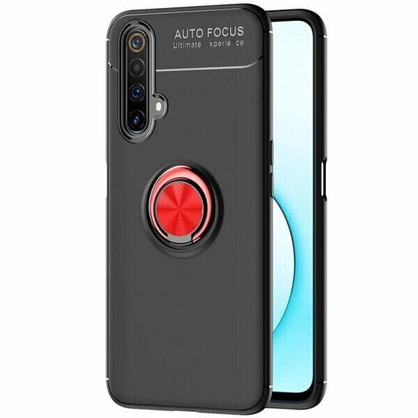 

Защитный чехол UniCase Magnetic Ring для Realme X3 SuperZoom - Black / Red