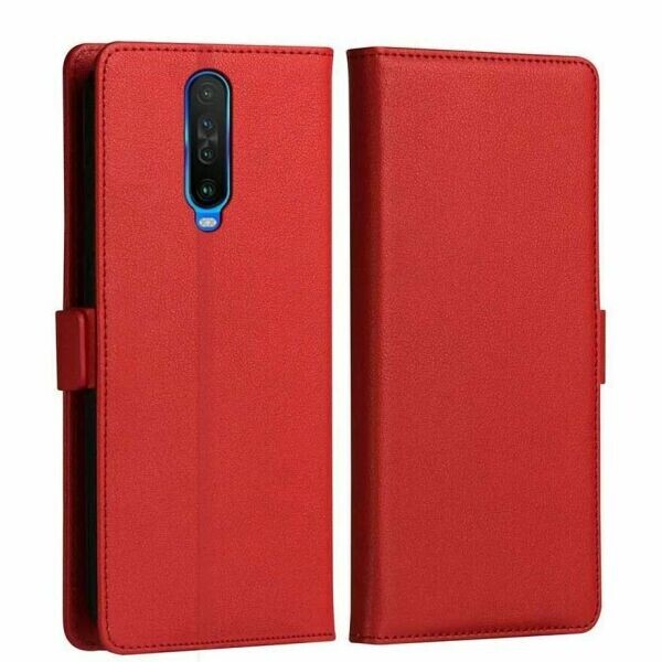 

Чехол-книжка DZGOGO Milo Series для Xiaomi Redmi K30 / Poco X2 - Red