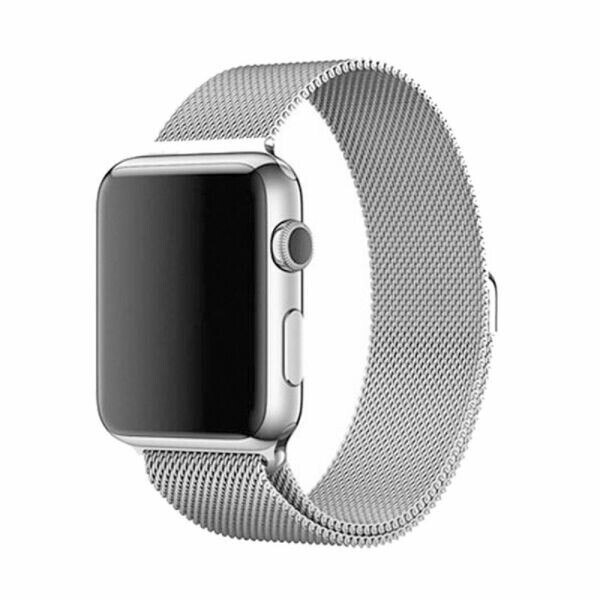 

Ремешок Deexe Milanese Stainless Steel для Apple Watch 42 / 44 / SE 44 mm - Silver