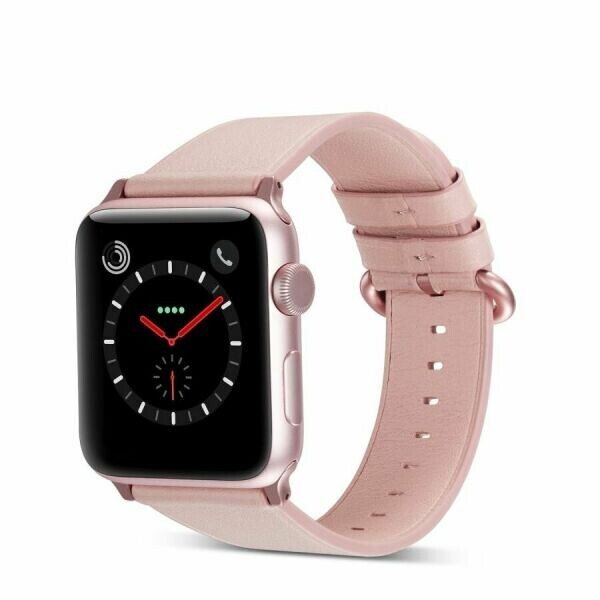 

Ремешок Deexe Leather Style для Apple Watch 38 / 40 - Pink