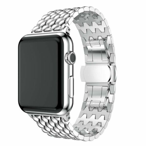 

Ремешок Deexe Aluminum для Apple Watch 42 / 44 / SE 44 mm - Silver