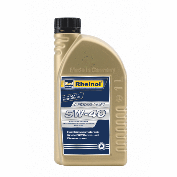 

Моторное масло Primus CVS 5W40 1L