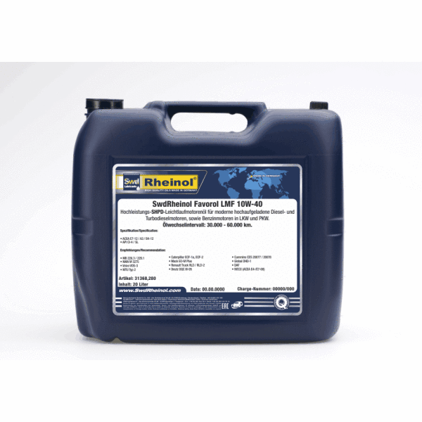 

Моторное масло Favorol LMF SHPD 10W40 20L