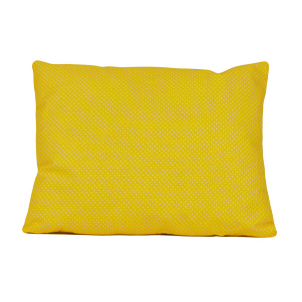 

Подушка, 45*35 см, (Хлопок), (горох на жовтому)