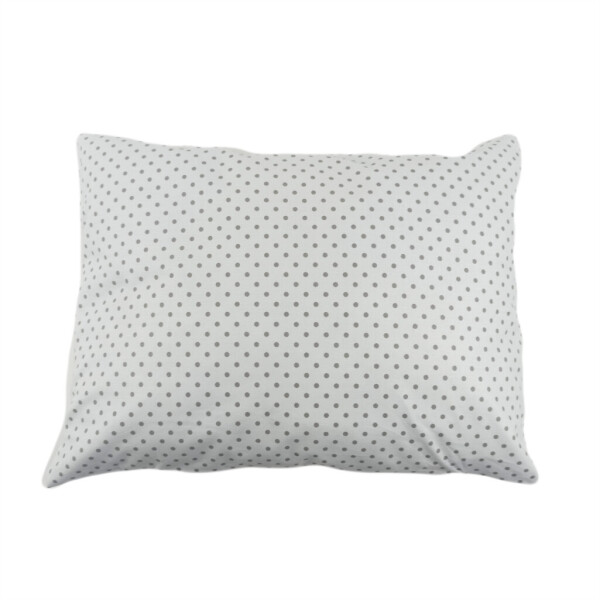 

Подушка, 45 * 35 см, (Хлопок), (графитовые точки на сером)