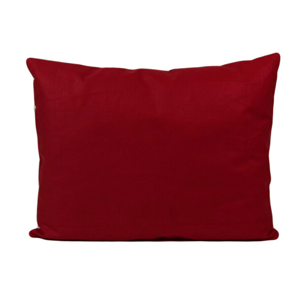 

Подушка, 45*35 см, (Хлопок), (червоний)