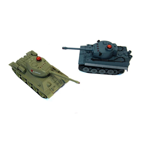 

Танковый бой р/у 1:32 HuanQi 555 Tiger vs Т-34