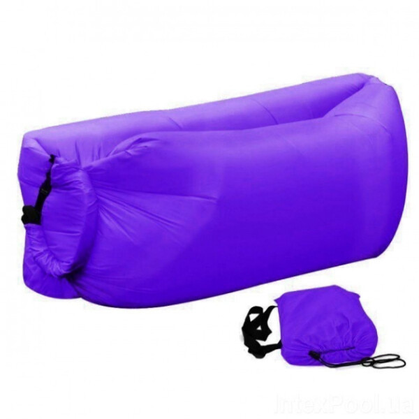 Акція на Надувной гамак матрас-ламзак AIR sofa 190 Фиолетовый (3094) від Allo UA