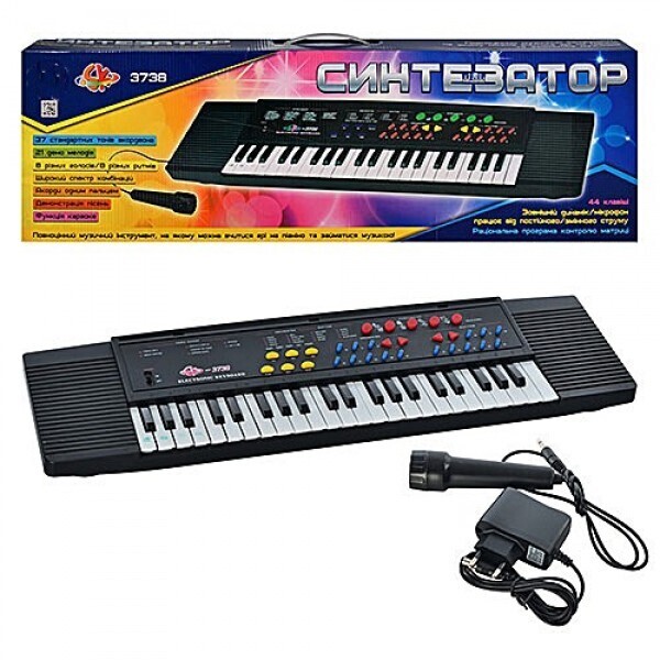 

Детский синтезатор орган пианино Limo Toy SK3738 44 клавиши