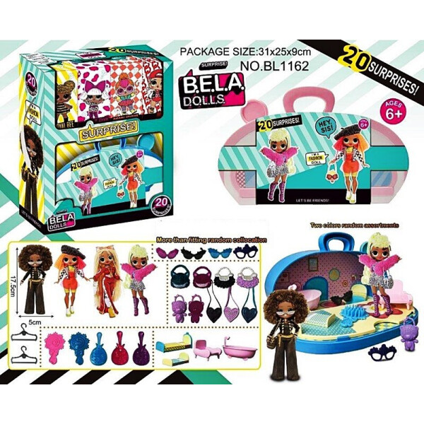 

Игровой набор домик с куклой Bela Dolls Surprise! NEW Модные фэшн-куклы с аксессуарами (BL1162)